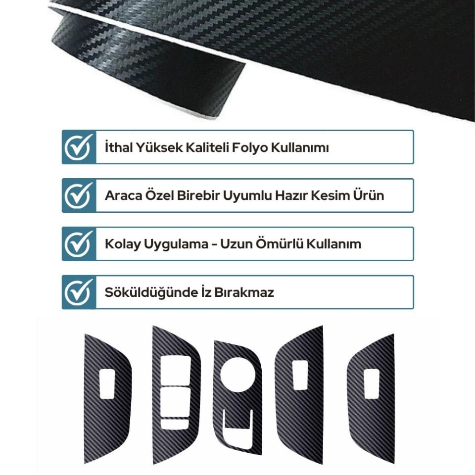 TOGG T10F SEDAN Uyumlu İç Trim Kaplama Set