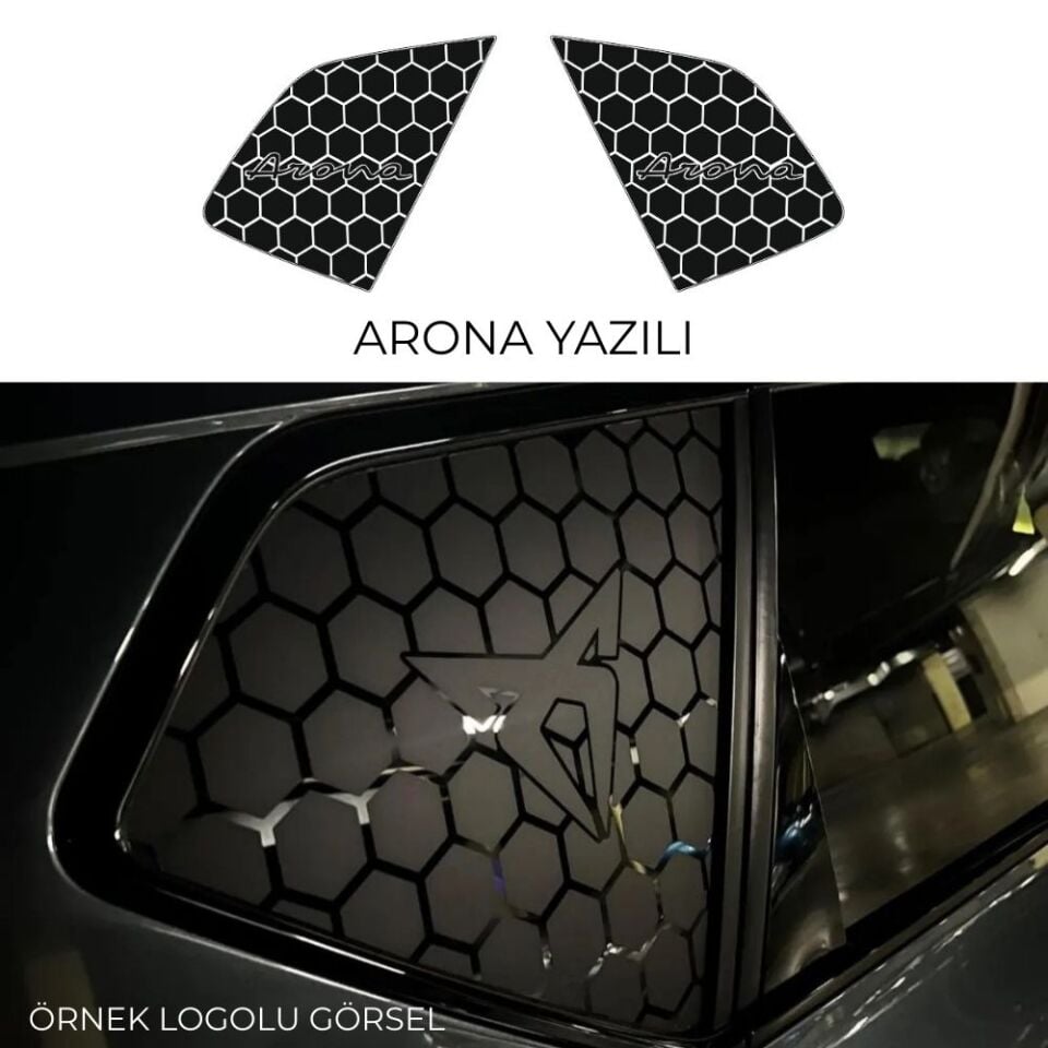 Seat Arona Uyumlu Kelebek Cam Sticker Set