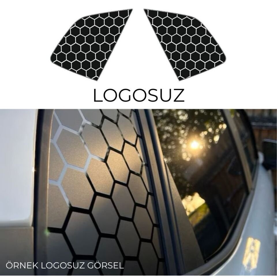 Seat Arona Uyumlu Kelebek Cam Sticker Set LOGOSUZ/YAZISIZ