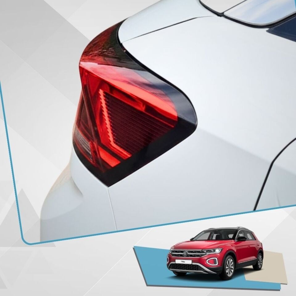 Volkswagen T-ROC Stop Çerçevesi Sticker Set