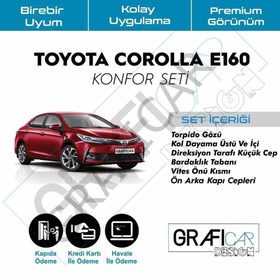 Toyota Corolla E160/E180 Konfor Seti