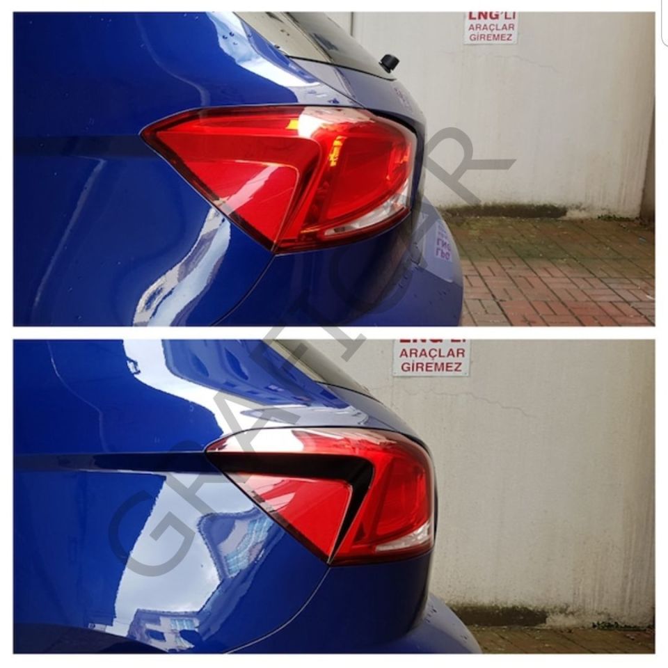 Seat Ibiza MK5 Stop Vent Sticker MAT SİYAH