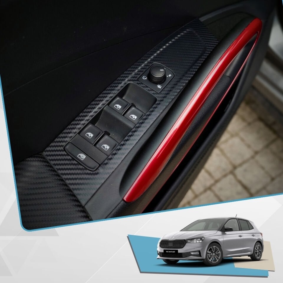 Skoda Fabia Uyumlu İç Trim Kaplama Set 2022 Sonrası