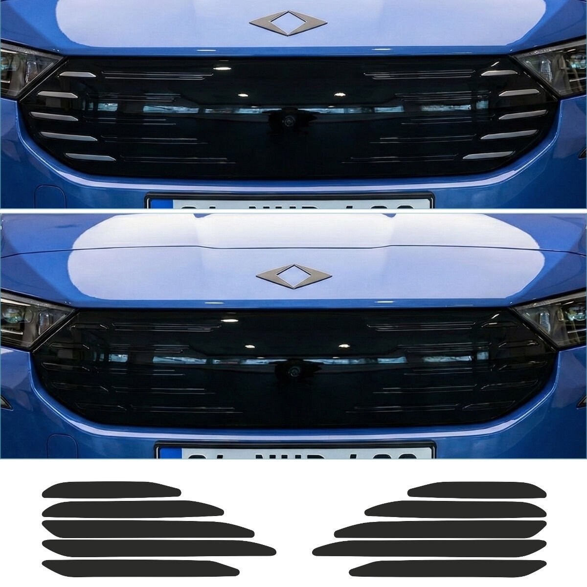 TOGG T10F SEDAN Uyumlu Panjur Kaplama Sticker Set