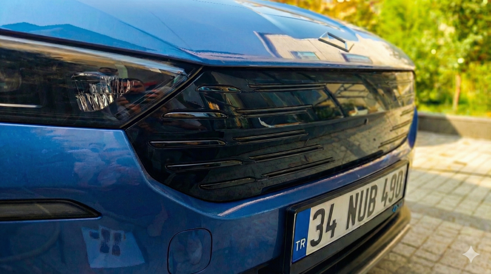 TOGG T10F SEDAN Uyumlu Panjur Kaplama Sticker Set