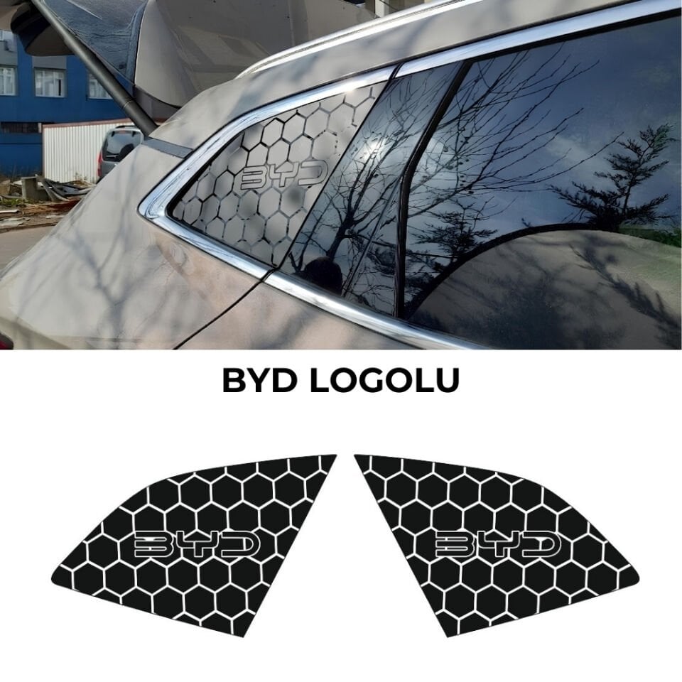 BYD Seal U Uyumlu Kelebek Cam Sticker Set