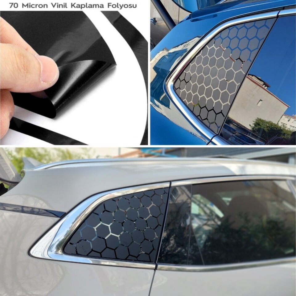 BYD Seal U Uyumlu Kelebek Cam Sticker Set