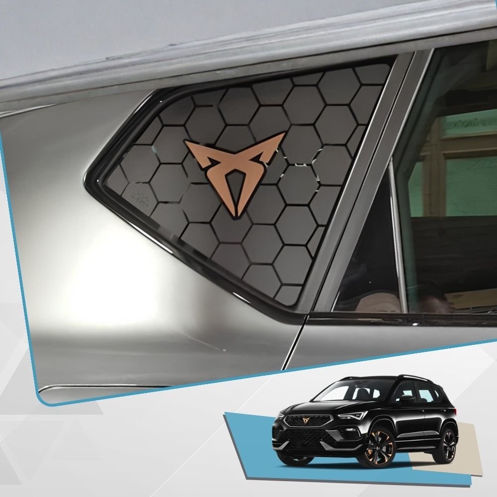 Cupra Ateca Uyumlu Kelebek Cam Sticker Seti