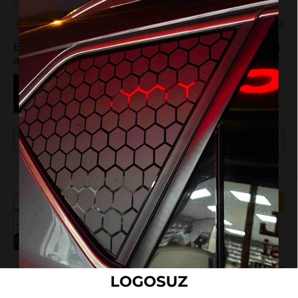 Cupra Ateca Uyumlu Kelebek Cam Sticker Seti CUPRA LOGOLU