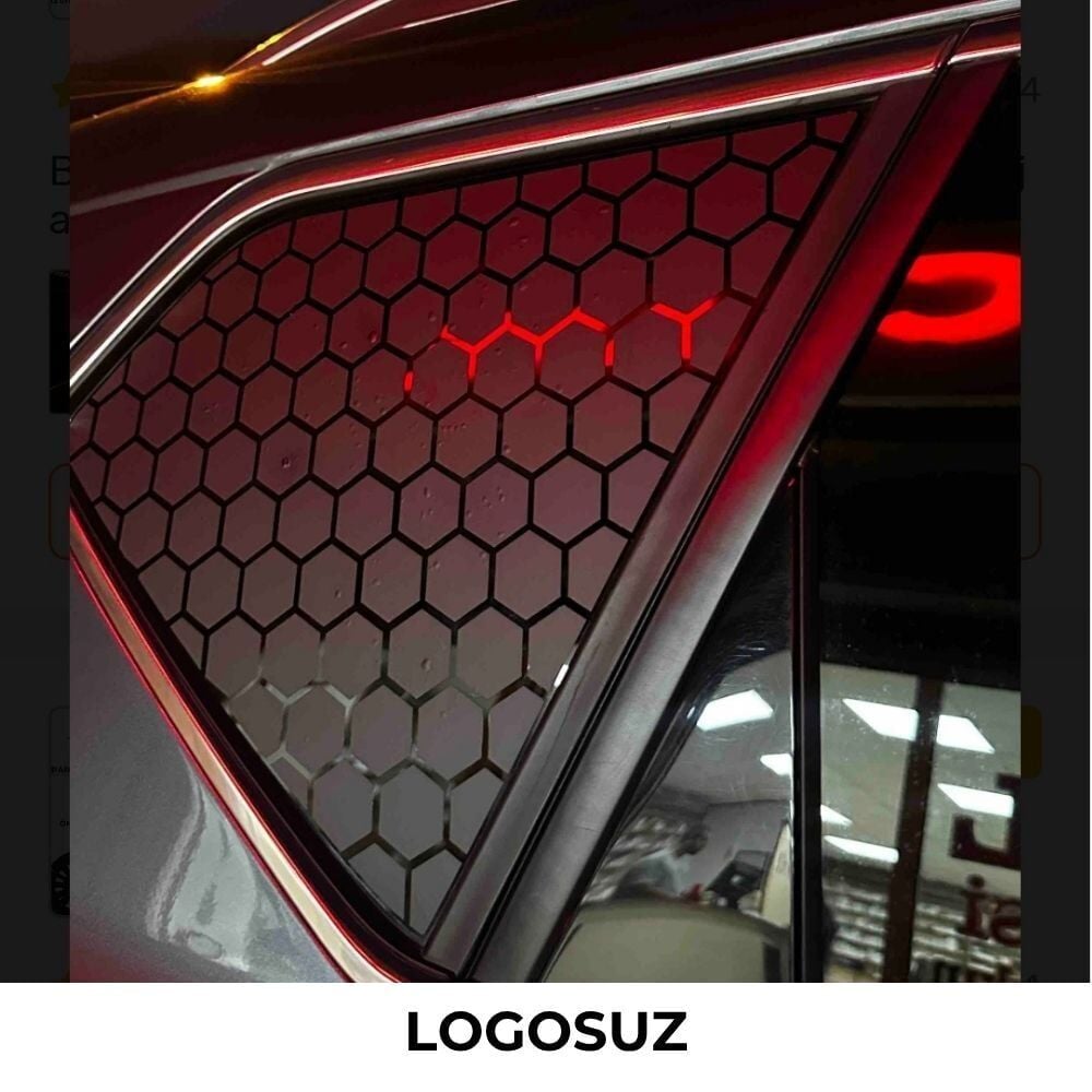 Cupra Ateca Uyumlu Kelebek Cam Sticker Seti LOGOSUZ/YAZISIZ