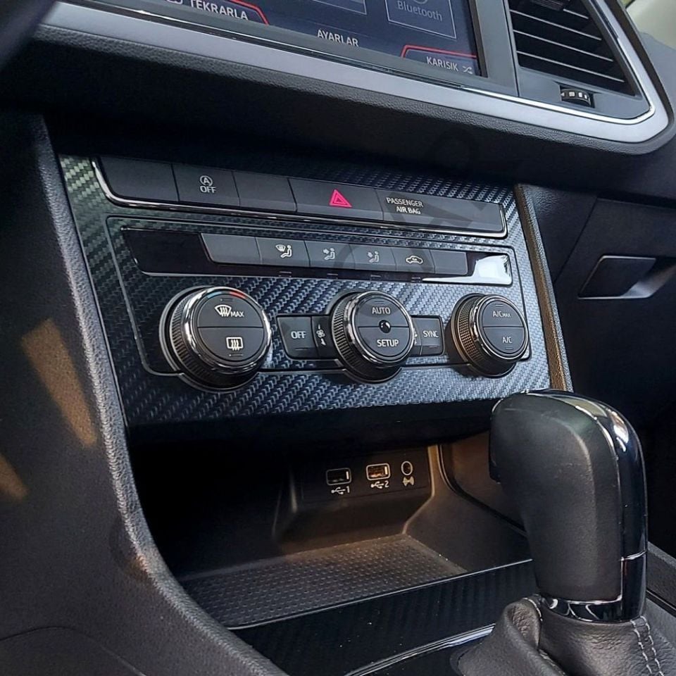 Seat Leon MK3/MK3,5 Console Interior Trim Covering Sticker Set