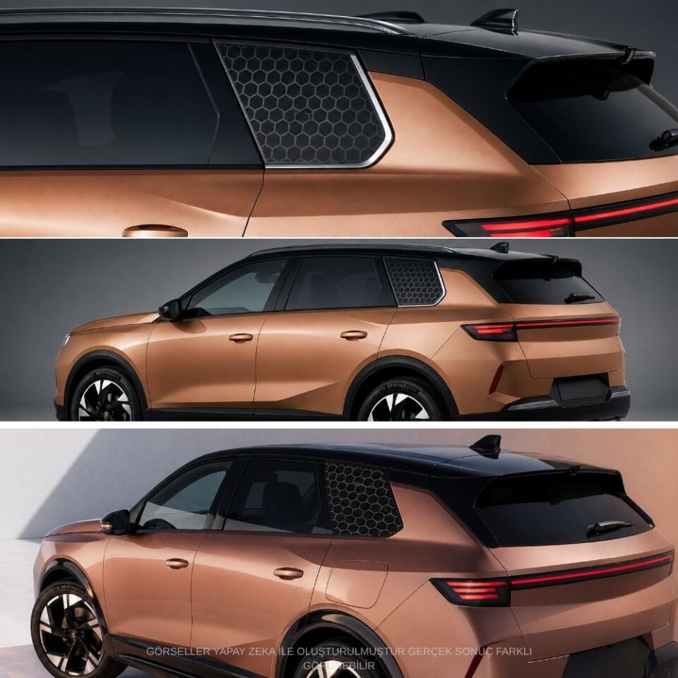 Opel Grandland Kelebek Cam Sticker Set / 2025 Sonrası / 2.Nesil Uyumlu