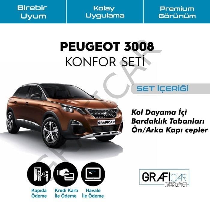 Peugeot 3008 II Uyumlu Konfor Seti