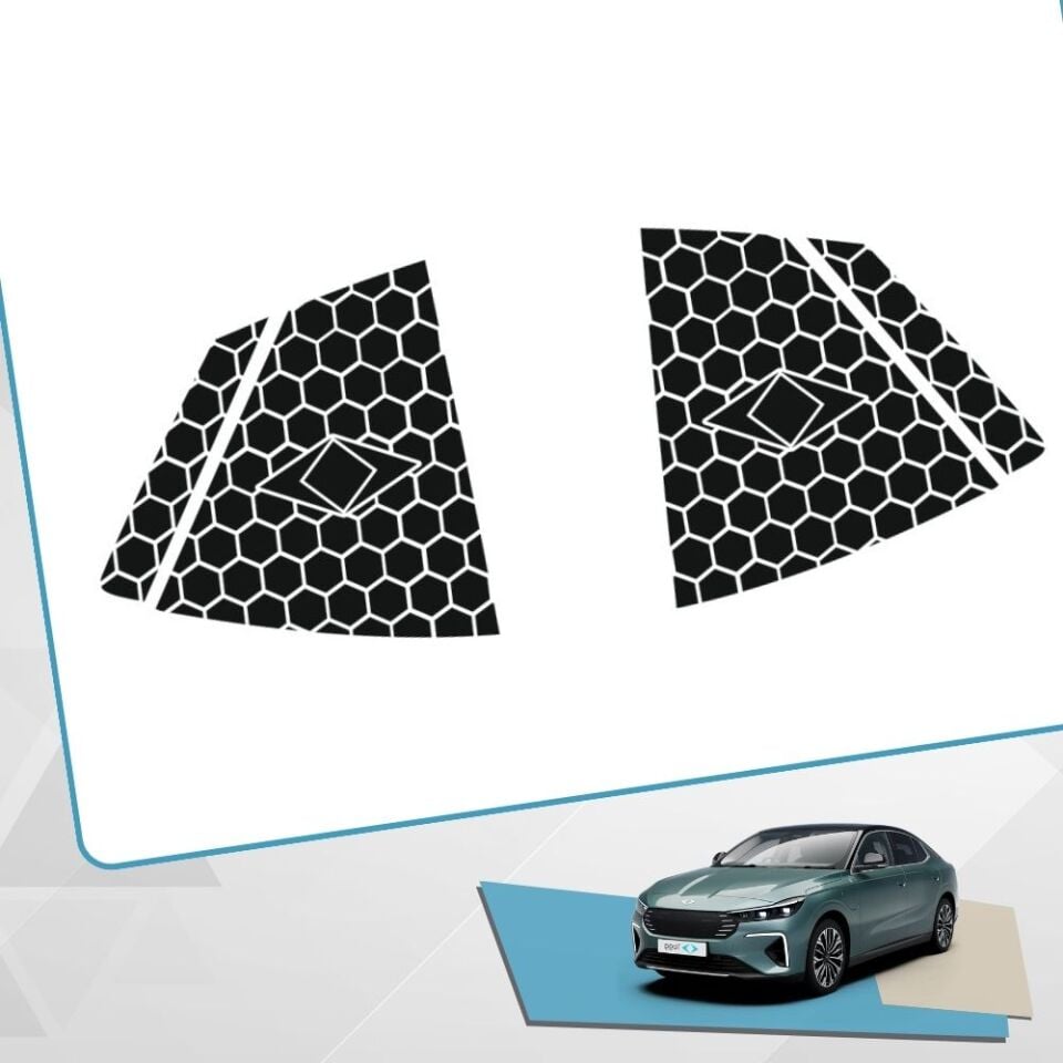 TOGG T10F SEDAN Uyumlu Kelebek Cam Sticker