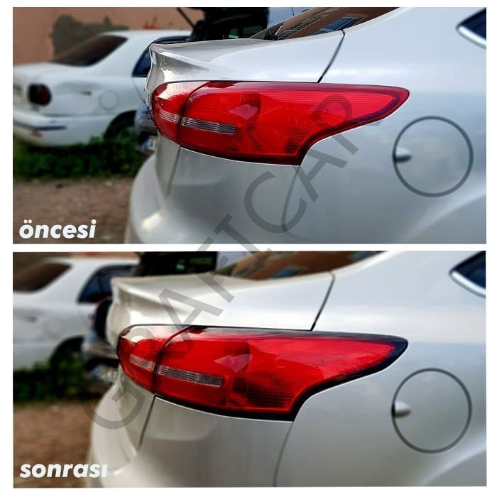 Ford Focus MK3 Stop Çerçeve Sticker MAT SİYAH - SEDAN MK3