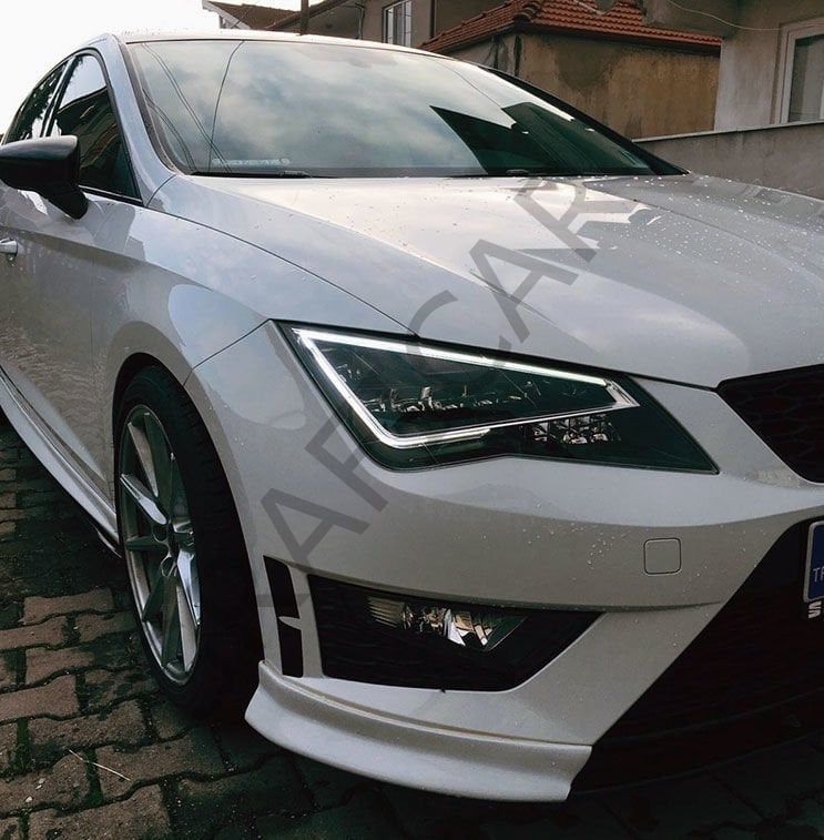 Seat Leon MK3 / Volkswagen Golf 7-7,5 Sis Farı Sticker MAT SİYAH
