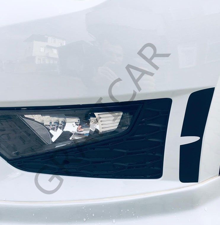 Seat Leon MK3 / Volkswagen Golf 7-7,5 Sis Farı Sticker MAT SİYAH