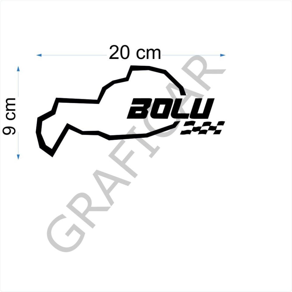 Map Racetrack View Sticker-Pack of 2 / Between 13-16