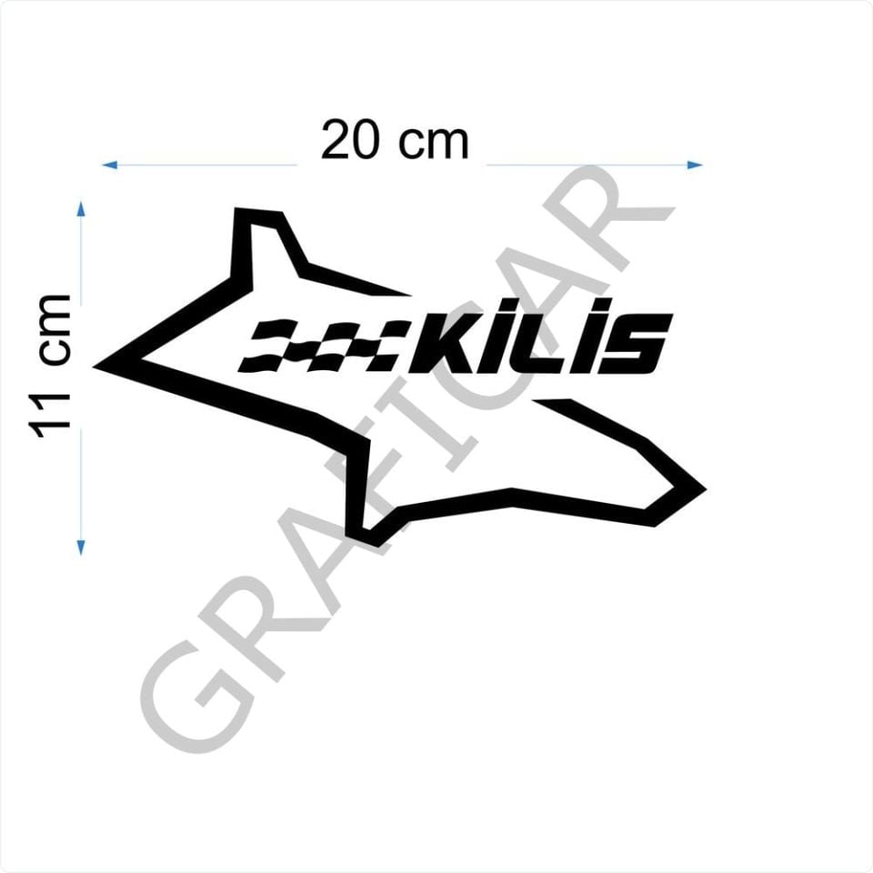 Harita Yarış Pisti Görünüm Sticker / Karabük-Kilis-Osmaniye-Yalova