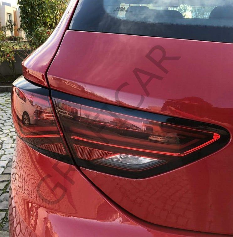 Seat Leon MK3/5F/ST Stop Çerçeve Sticker İNCE - MAT SİYAH - STATION WAGON (ST)