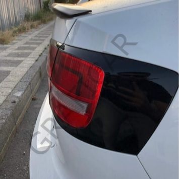 Volkswagen Jetta MK6 Stop Çerçeve Sticker MAT SİYAH - İNCE - 2011-2013 MAKYAJSIZ