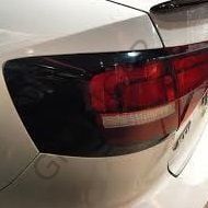 Volkswagen Jetta MK6 Stop Çerçeve Sticker PARLAK SİYAH - KALIN - 2011-2013 MAKYAJSIZ