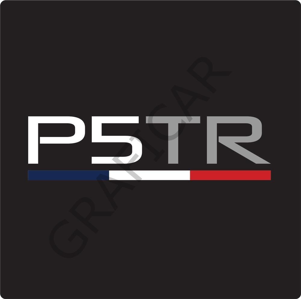 P5TR Sticker 12.5cm x 3cm / 2 Pieces