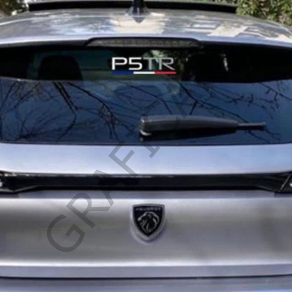 P5TR Sticker 12.5cm x 3cm / 2 Pieces