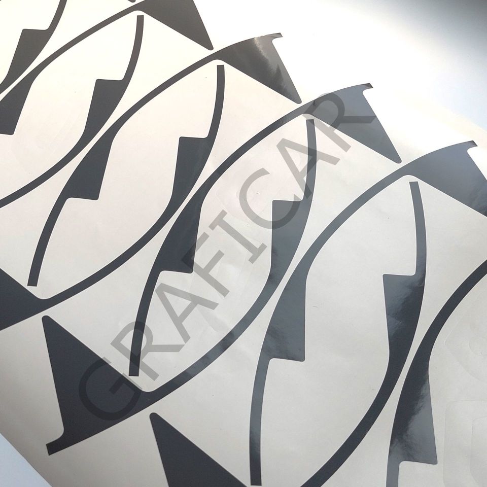 Cupra Leon MK4 Jant Kaplama Sticker Set MAT KARBON SİYAH