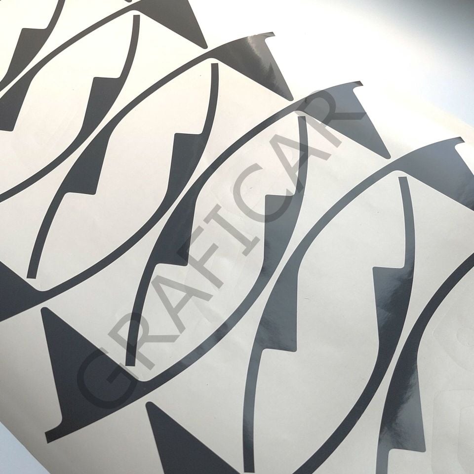 Cupra Leon MK4 Jant Kaplama Sticker Set PARLAK NARDO GRİ
