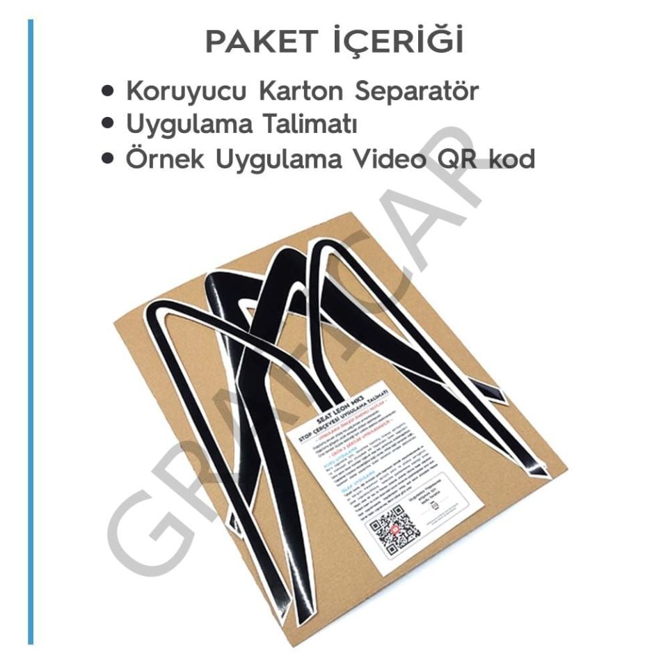 Opel İnsignia GS Stop Çerçevesi PARLAK SİYAH