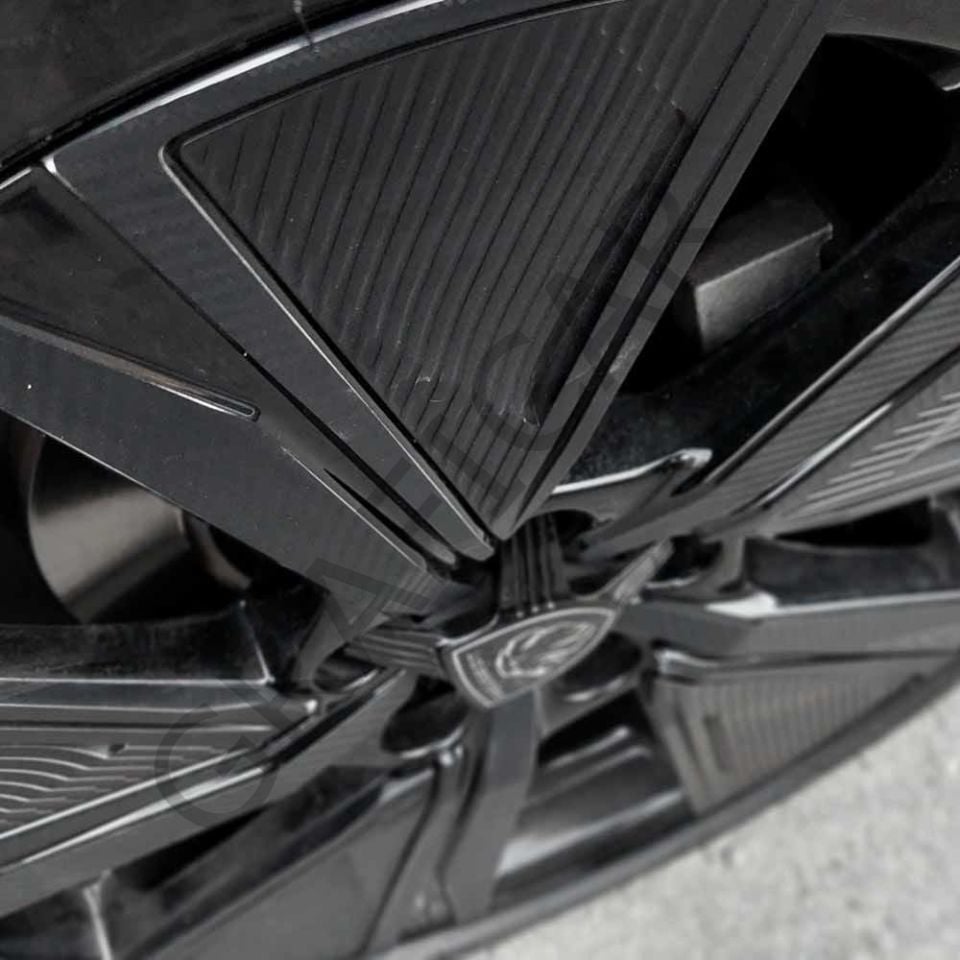 Peugeot 308/P5 Rim Covering Sticker Set BRIGHT BLACK
