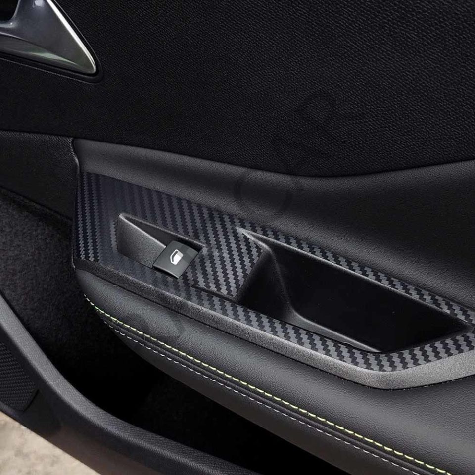 Peugeot 408 İç Trim Folyo Kaplama Set FIRÇALI FÜME