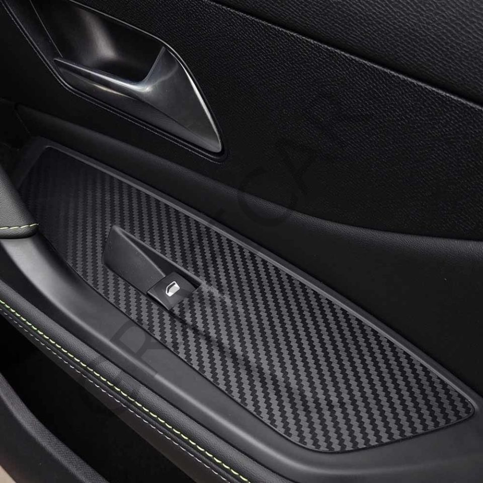 Peugeot 408 İç Trim Folyo Kaplama Set FIRÇALI FÜME