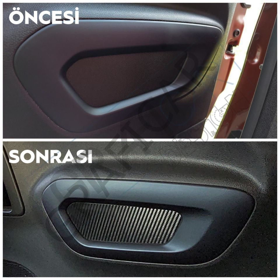 Peugeot Rifter İç Trim Kaplama Seti FIRÇALI SARI