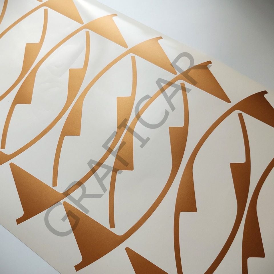 Cupra Formentor Rim Coating Sticker Set MODEL 1 - METALLIC MATT COPPER