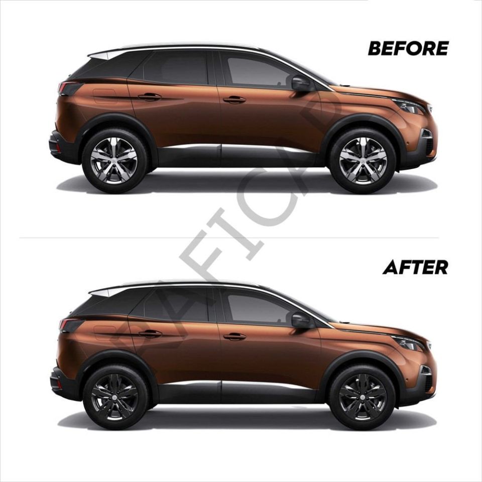 Peugeot 3008 Rim Covering Sticker METALLIC MATT COPPER