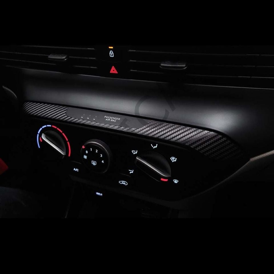 Hyundai İ20 İç Trim Kaplama Set / MK3 -2020 Sonrası MAT KARBON SİYAH - BUTON YOK