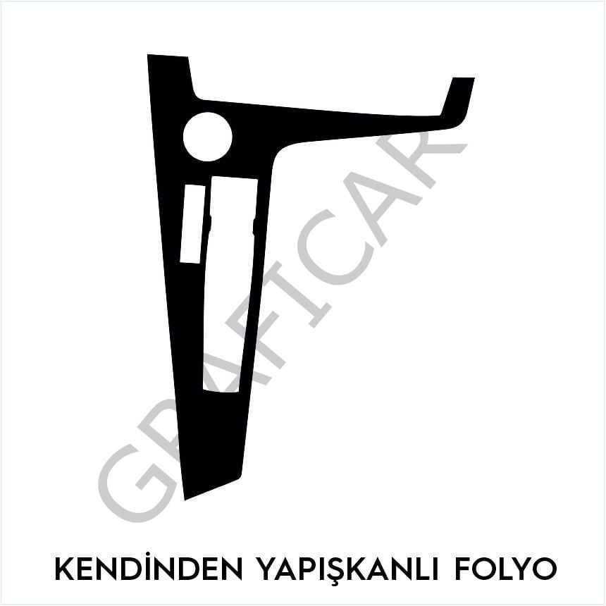 Peugeot 308/P5 İç Trim Orta Konsol Kaplama Set