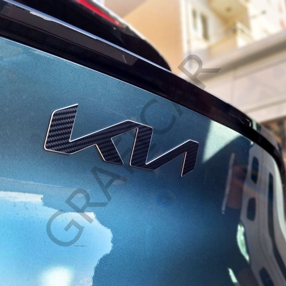 Kia Sportage NQ5 Amblem Sticker Set PARLAK SİYAH
