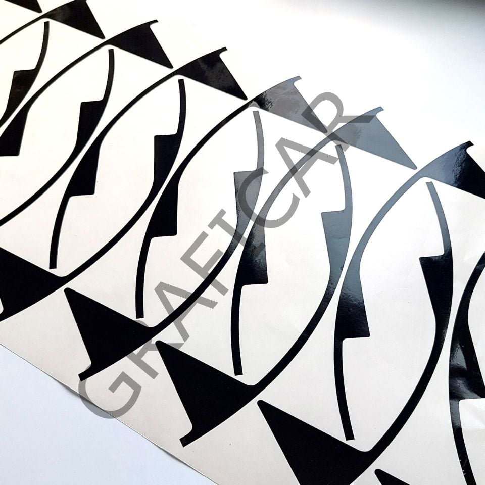 Kia Sportage 5 Jant Kaplama Sticker Set