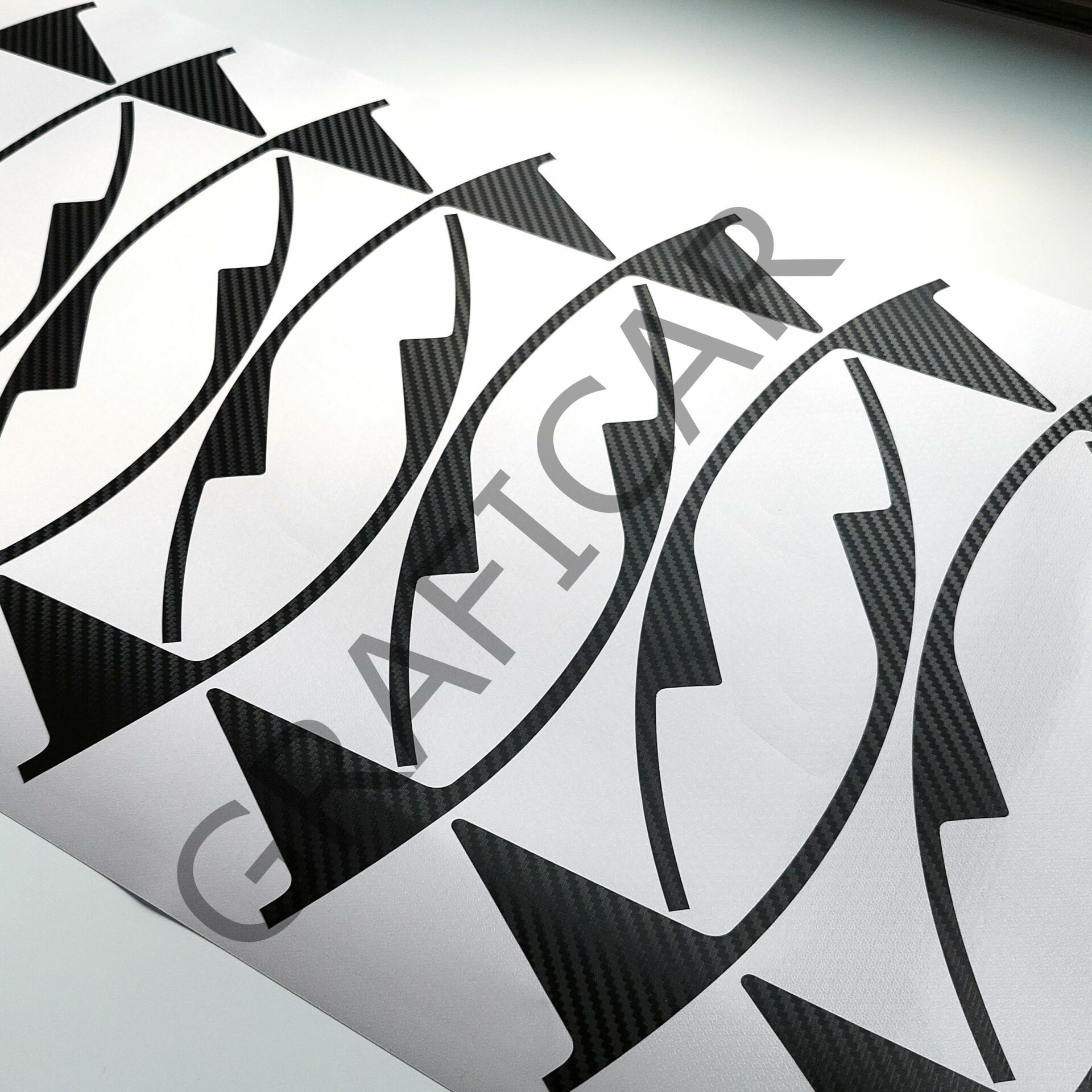 Kia Sportage 5 Jant Kaplama Sticker Set MAT KARBON SİYAH