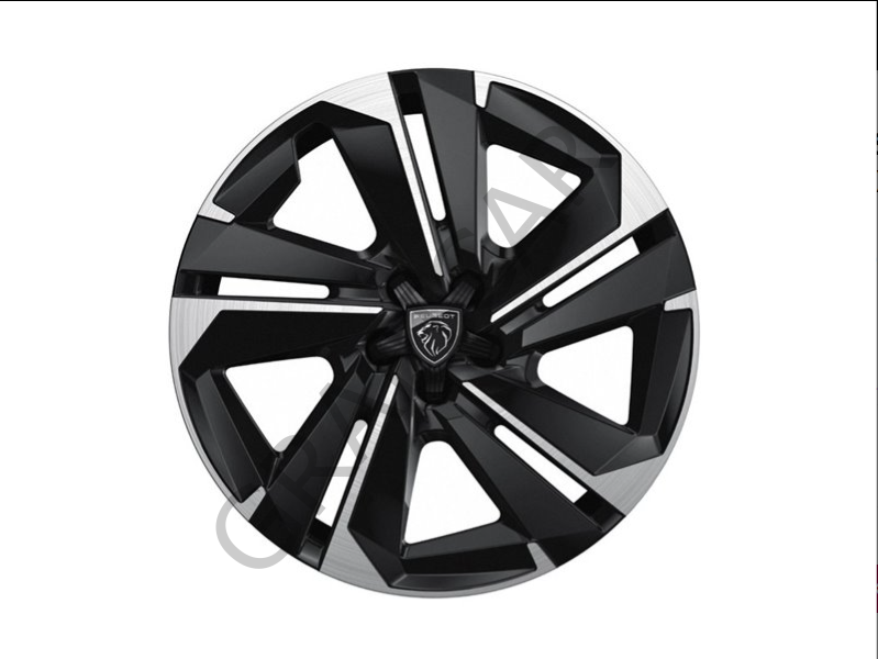 Peugeot 408 Jant Kaplama Sticker Set PARLAK SİYAH