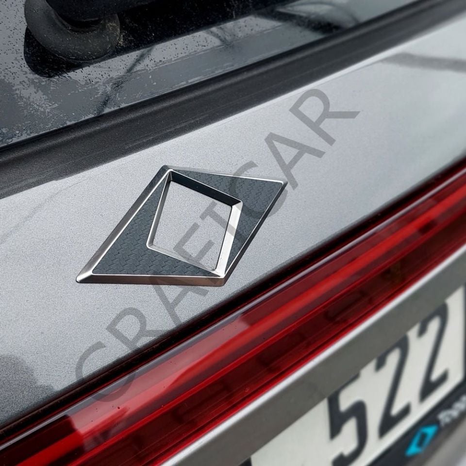 TOGG T10X Amblem Sticker Set FIRÇALI SİYAH