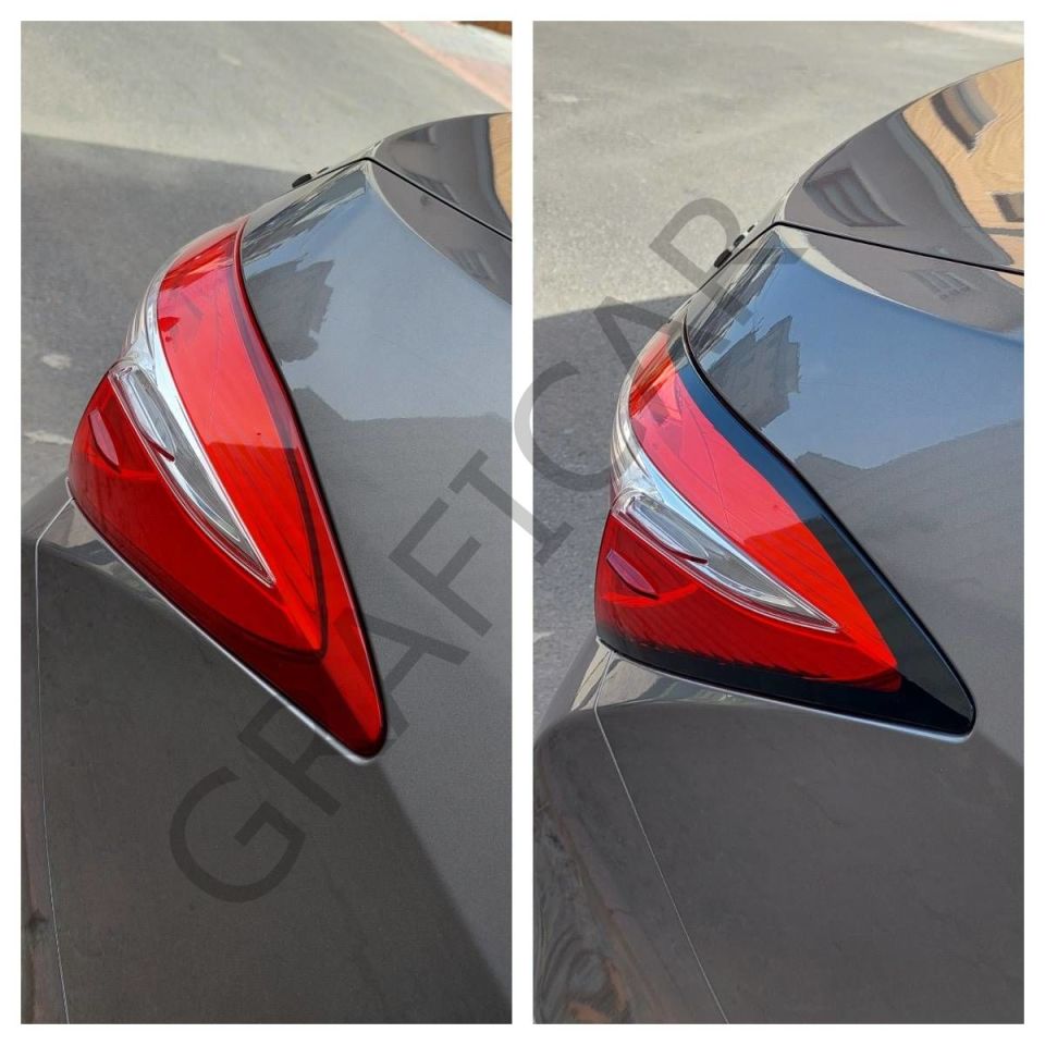 Toyota Corolla E160 Stop Çerçeve Sticker MAT SİYAH