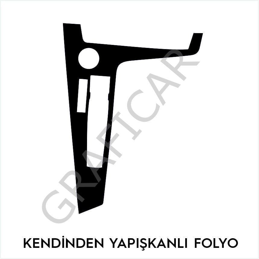 Peugeot 408 İç Trim Orta Konsol Kaplama Set