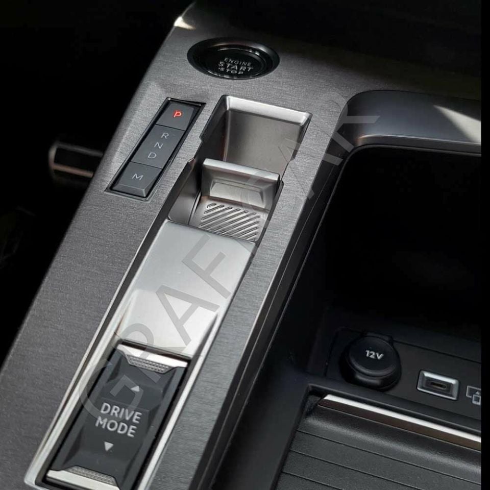 Peugeot 408 Interior Trim Center Console Covering Set BRUSHED SMOKED