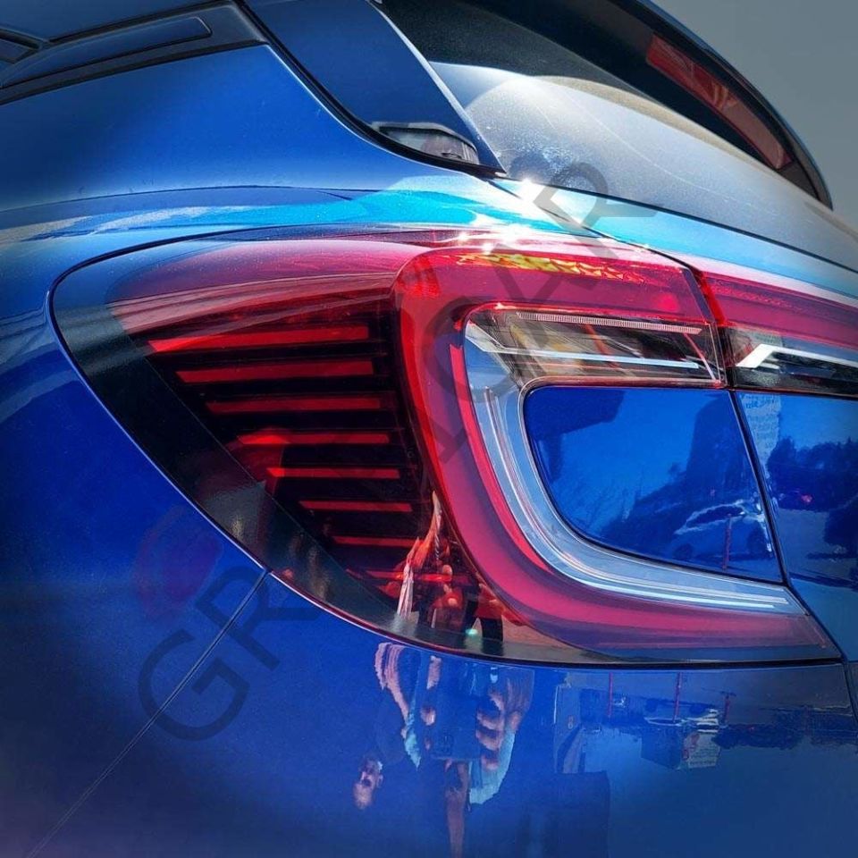 Renault Captur Stop Çerçeve Sticker PARLAK SİYAH