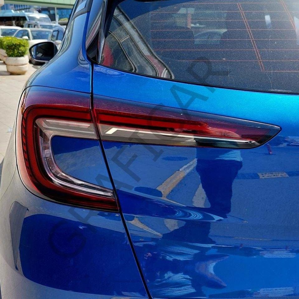 Renault Captur Stop Çerçeve Sticker PARLAK SİYAH