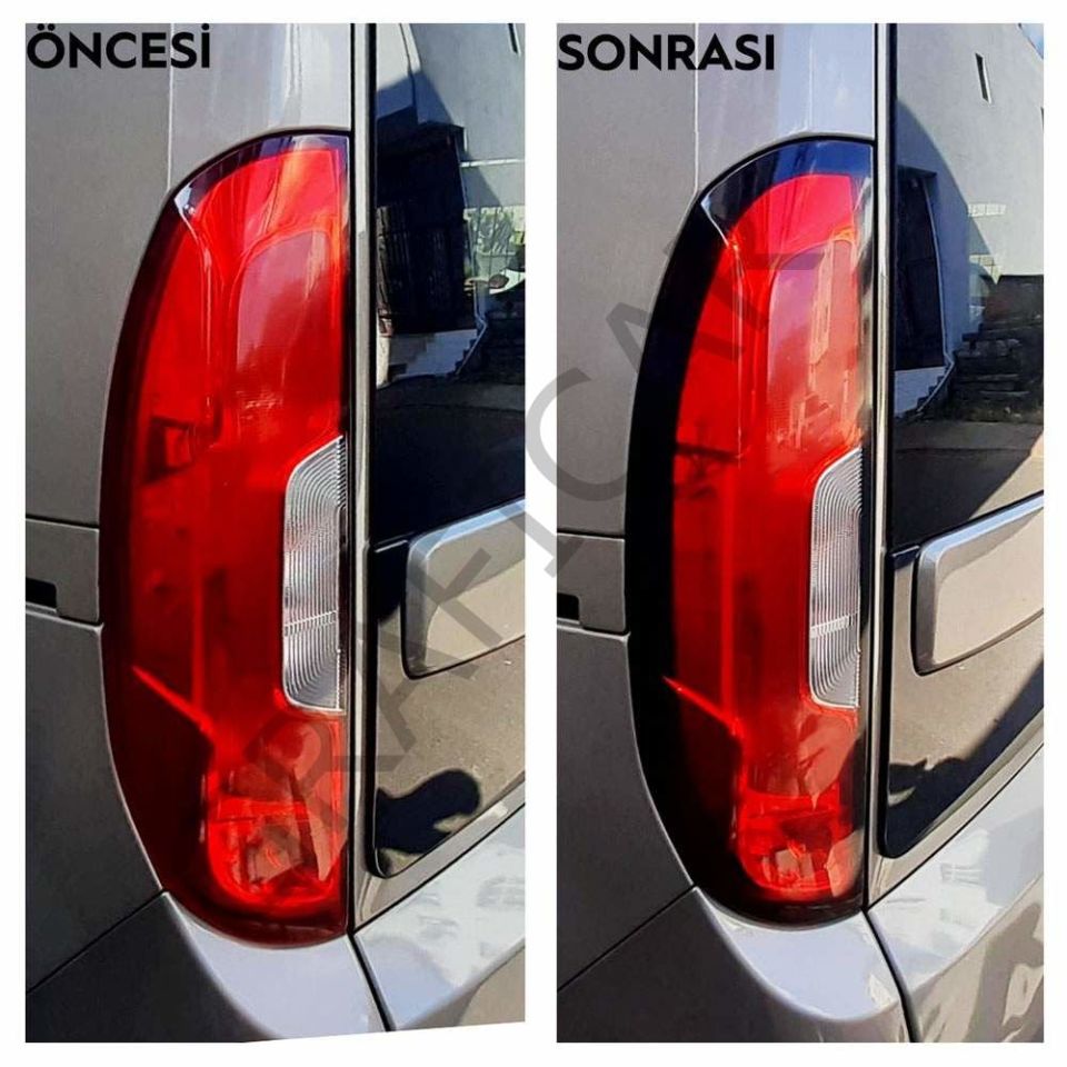 Fiat Doblo Stop Çerçeve Sticker PARLAK SİYAH